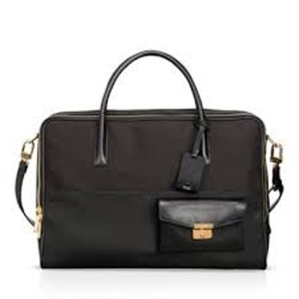 TUMI Larkin Marin Double Zip Brief Shoulder Bag